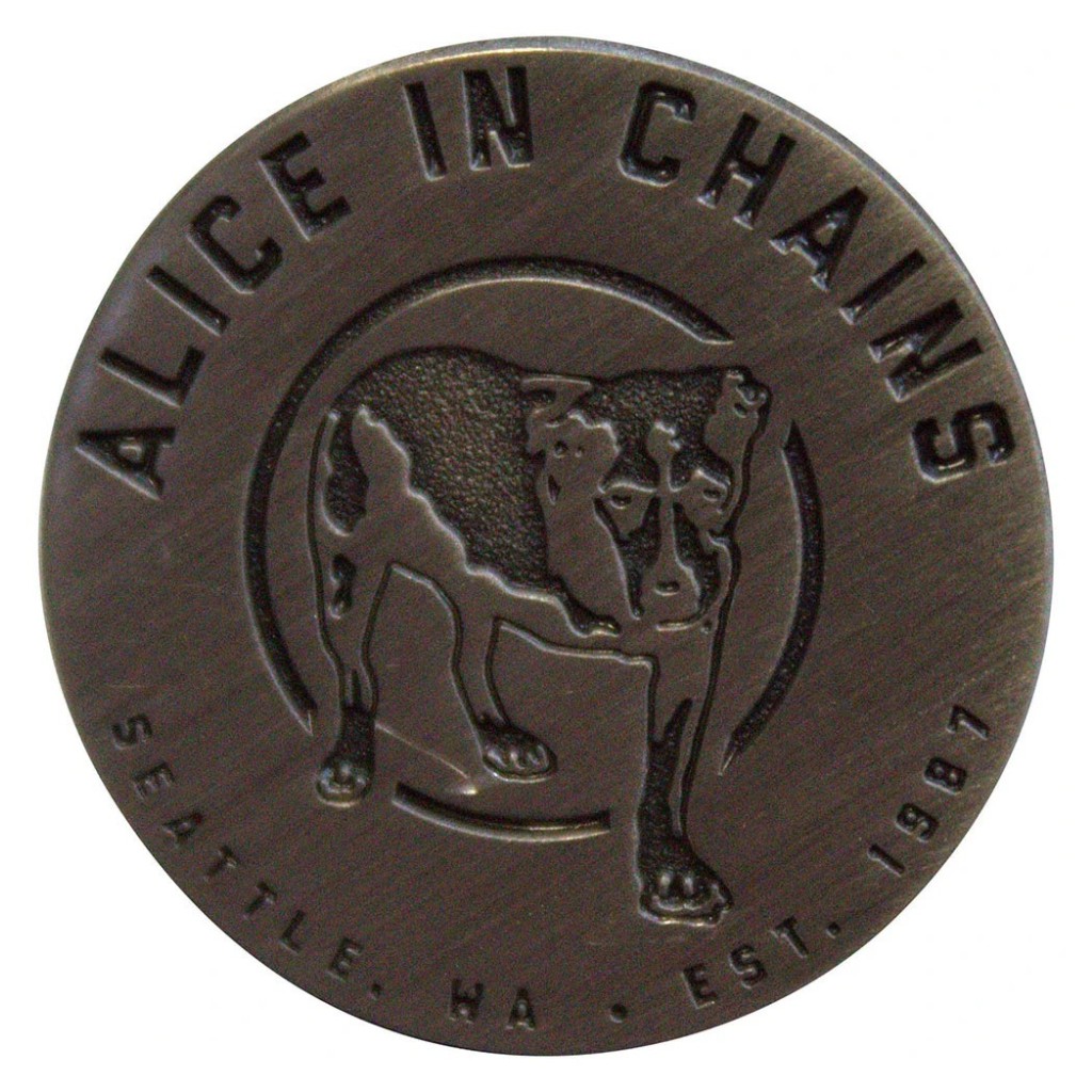 Alice In Chains Anstecker Pin Rund · Three Legged Dog (Ø 3cm) von ROCKOFF