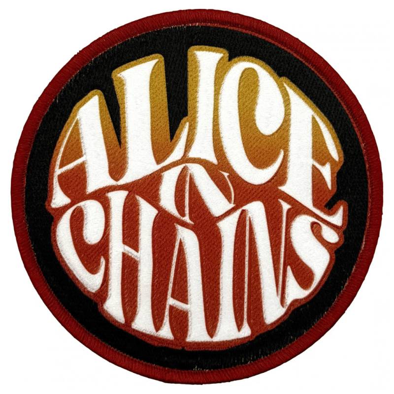 Alice In Chains Patch Rund · Gradient Logo (Ø 10cm) von ROCKOFF