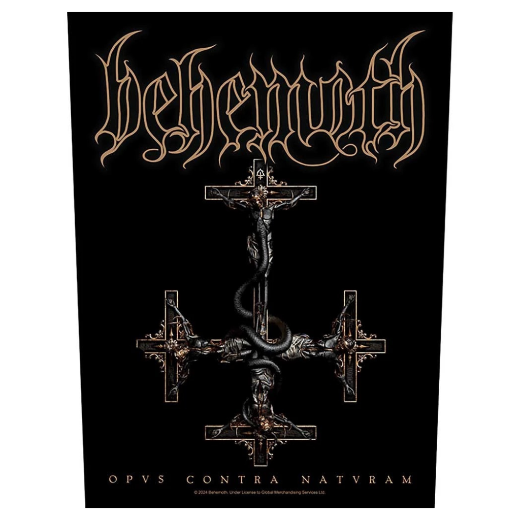 Behemoth Backpatch Rückenaufnäher · Opvs Contra Natvram (29cm x 34cm) von ROCKOFF