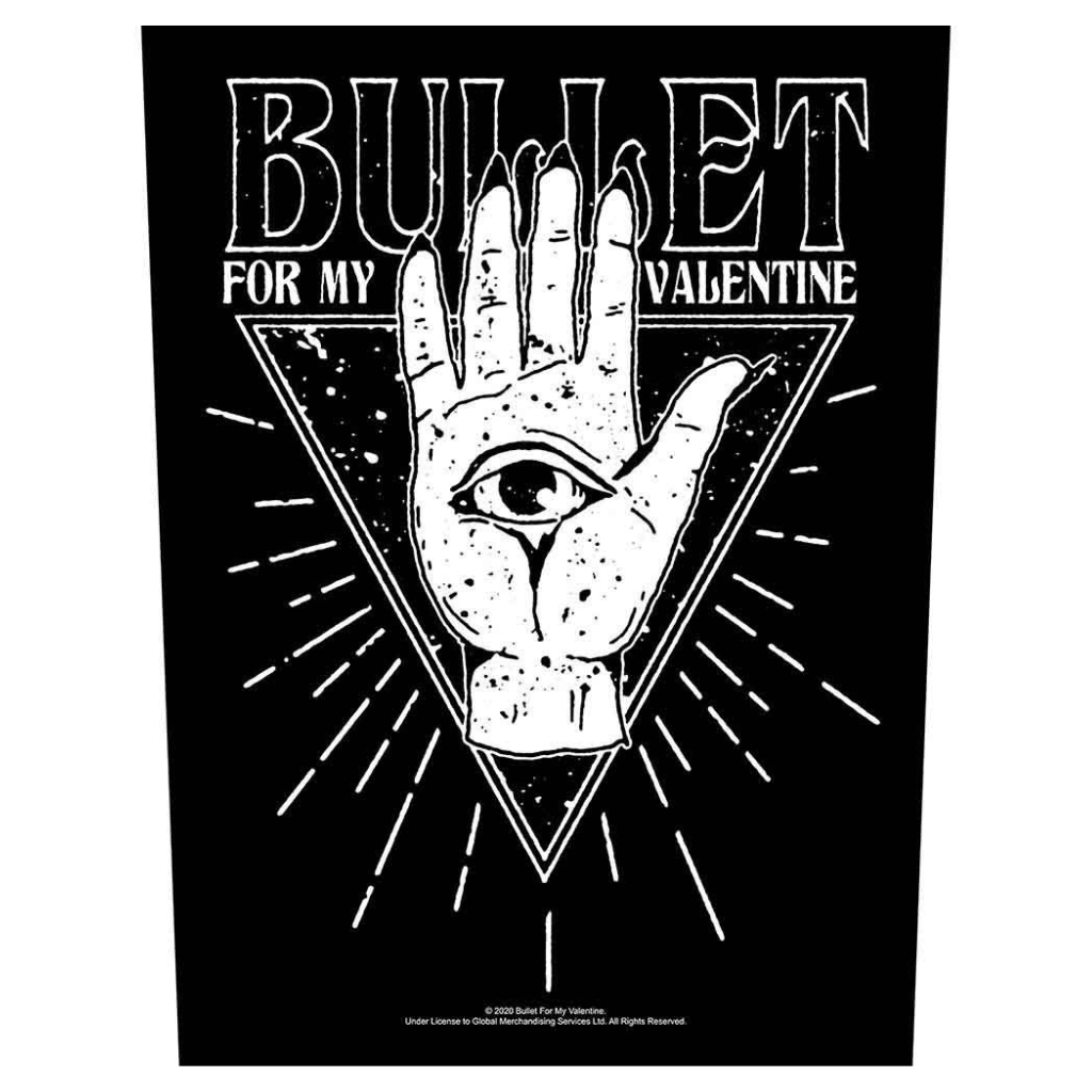 Bullet For My Valentin Backpatch Rückenaufnäher · All Seeing Eye (29cm x 34cm) von ROCKOFF