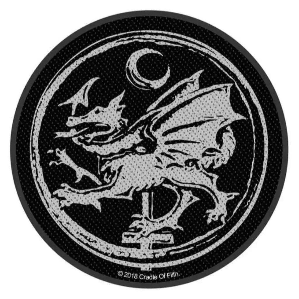 Cradle Of Filth Patch Rund · Dragon (Ø 8cm) von ROCKOFF