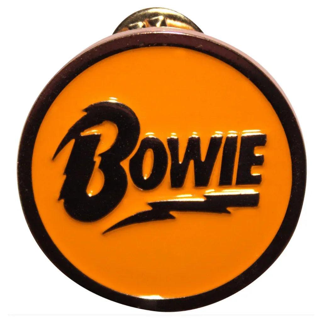 David Bowie Anstecker Pin Rund · Circle Logo (Ø 3cm) von ROCKOFF