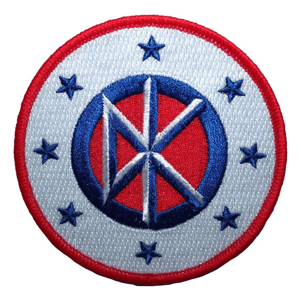 Dead Kennedys Patch Rund · Logo & Stars (Ø 9cm) von ROCKOFF