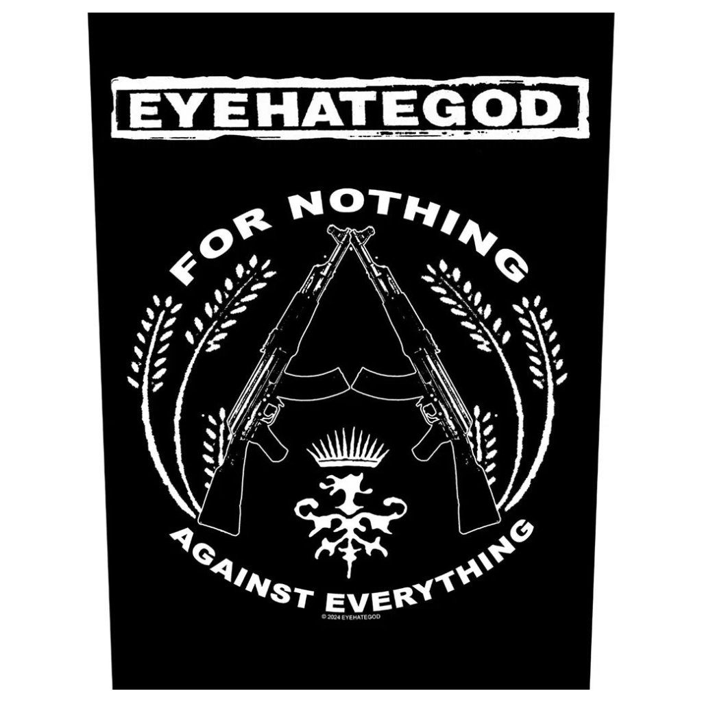 Eyehategod Backpatch Rückenaufnäher · For Nothing Against Everything (29cm x 34cm) von ROCKOFF