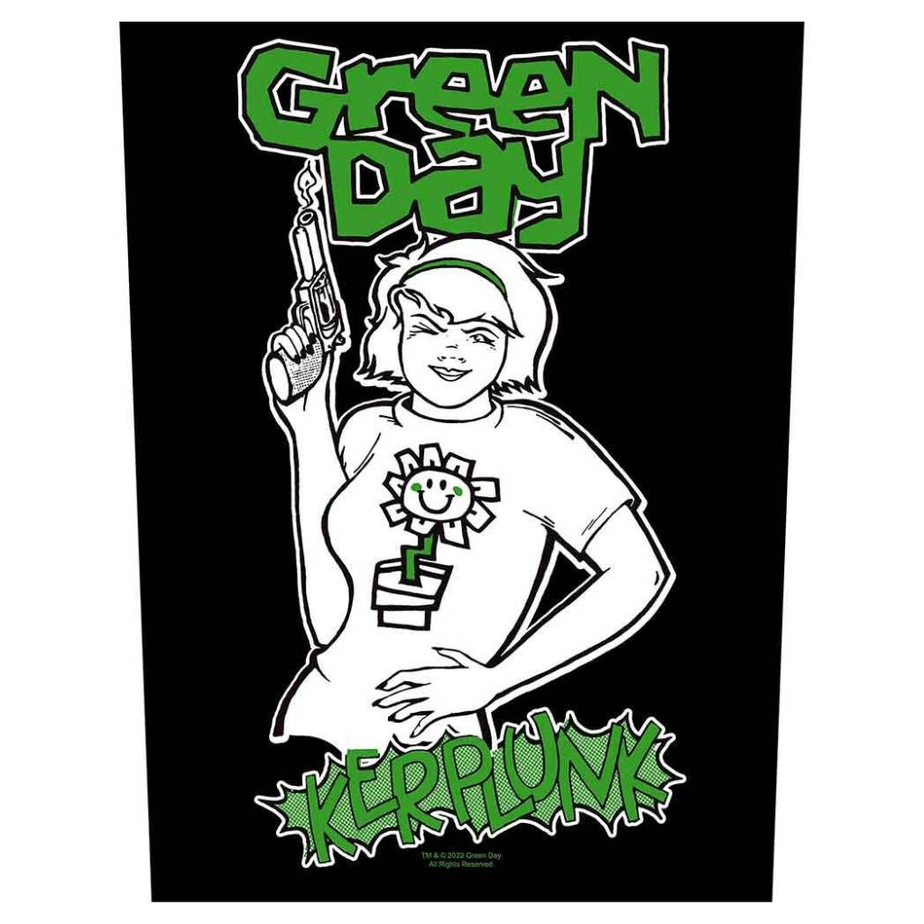 Green Day Backpatch Rückenaufnäher · Kerplunk (29cm x 34cm) von ROCKOFF