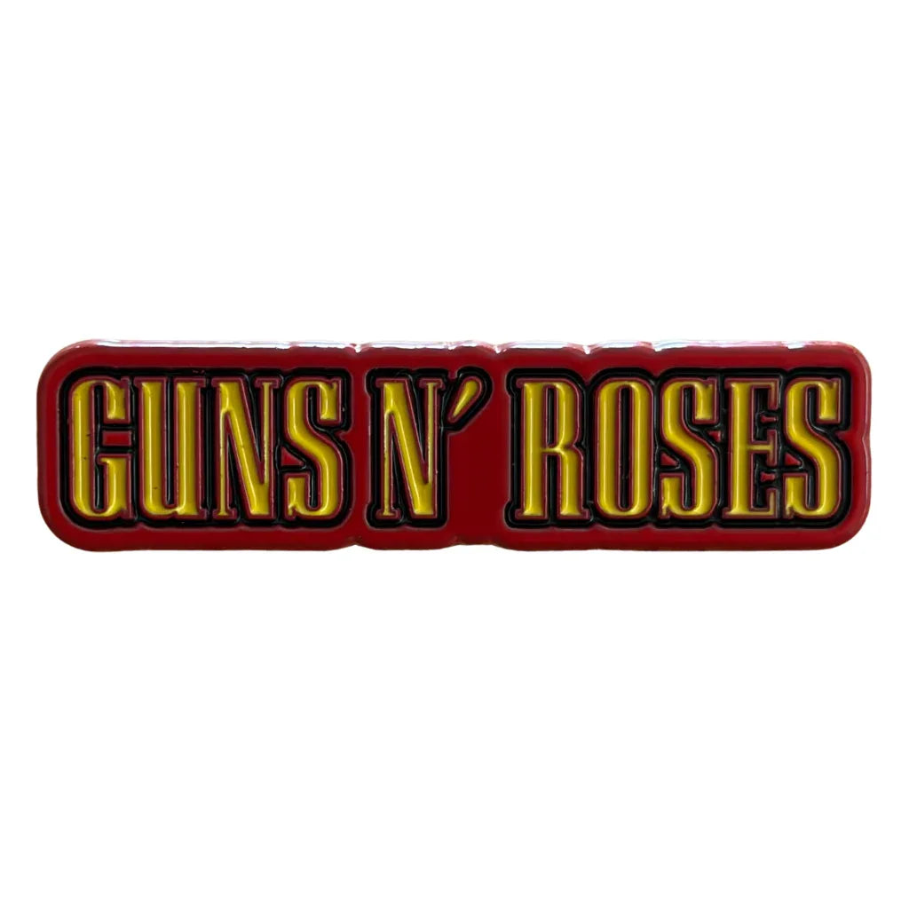 Guns N' Roses Anstecker Pin · Text Logo (4cm x 1cm) von ROCKOFF