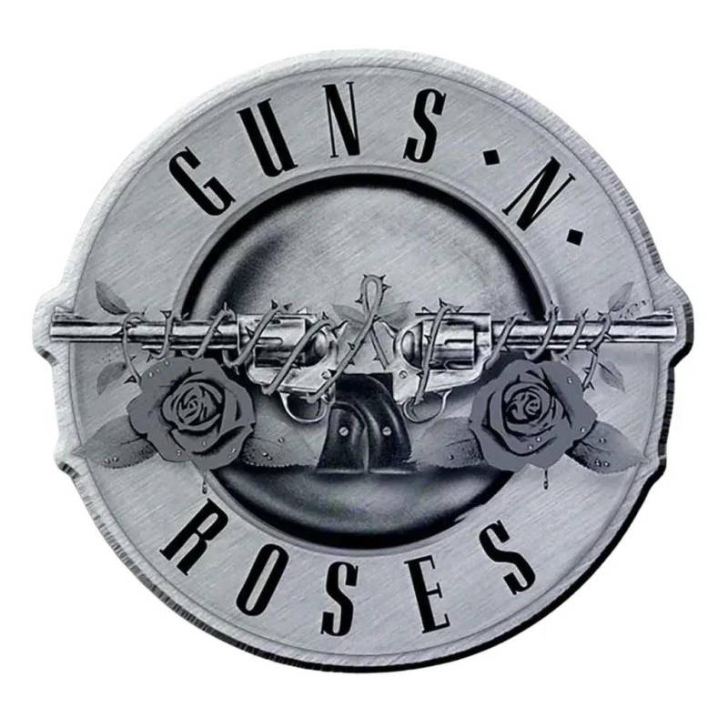 Guns N' Roses Anstecker Pin Rund · Bullet Logo (Ø 4cm) von ROCKOFF