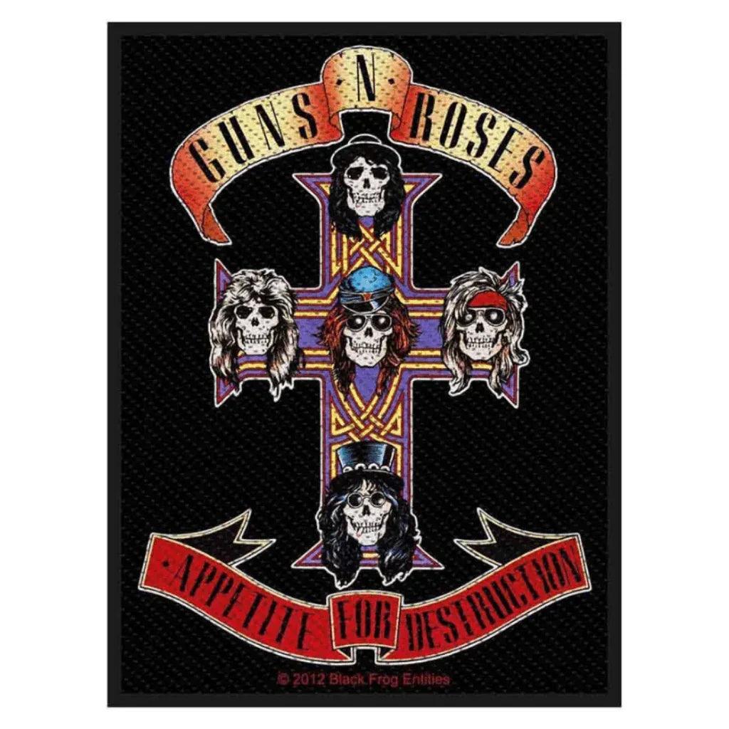 Guns N' Roses Patch · Appetite For Destruction (7cm x 10cm) von ROCKOFF