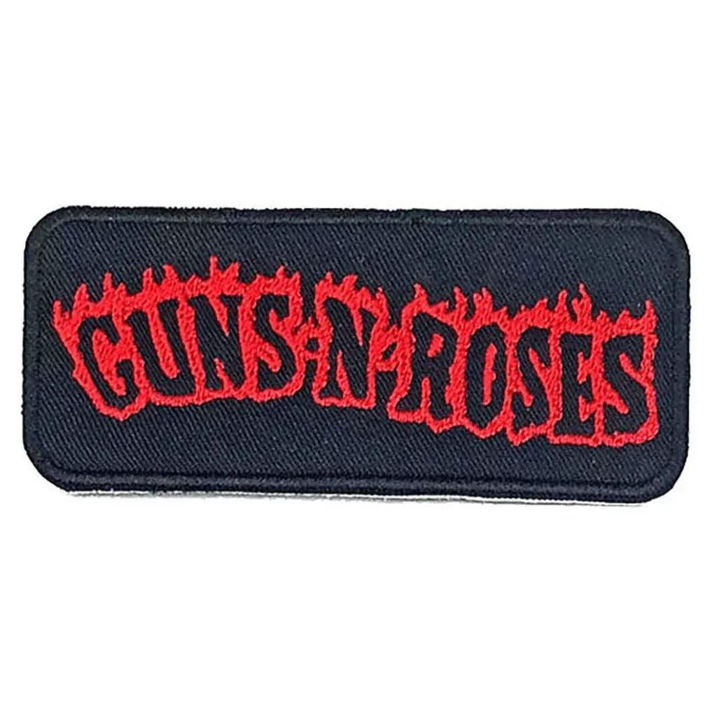 Guns N' Roses Patch · Flames Fire Logo (9cm x 4cm) von ROCKOFF