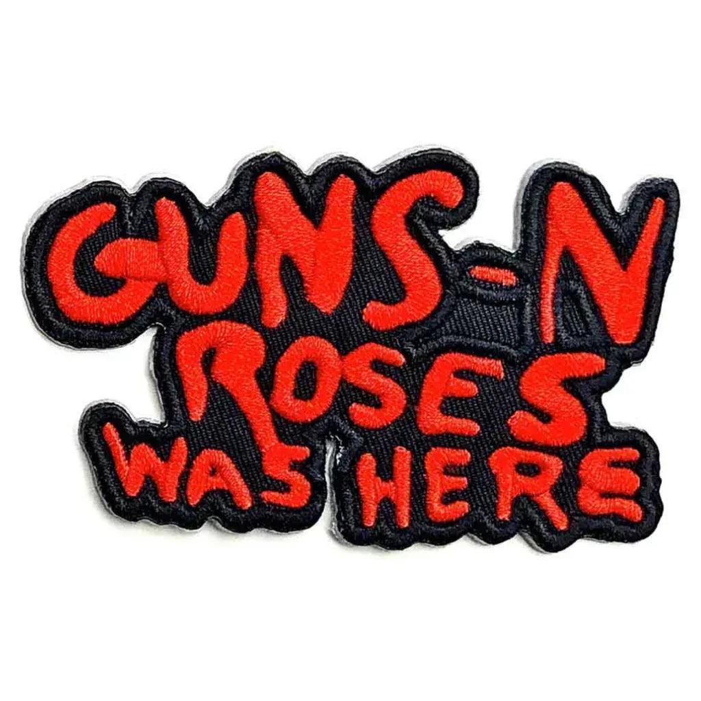 Guns N' Roses Patch · Guns n Roses Was Here Cut Out (8cm x 5cm) von ROCKOFF