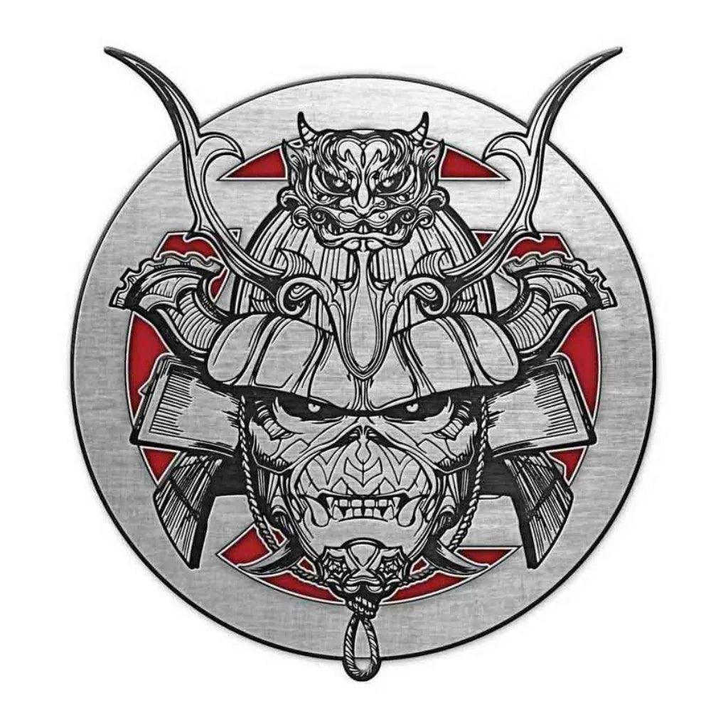 Iron Maiden Anstecker Pin Rund · Senjutsu (Ø 4cm) von ROCKOFF