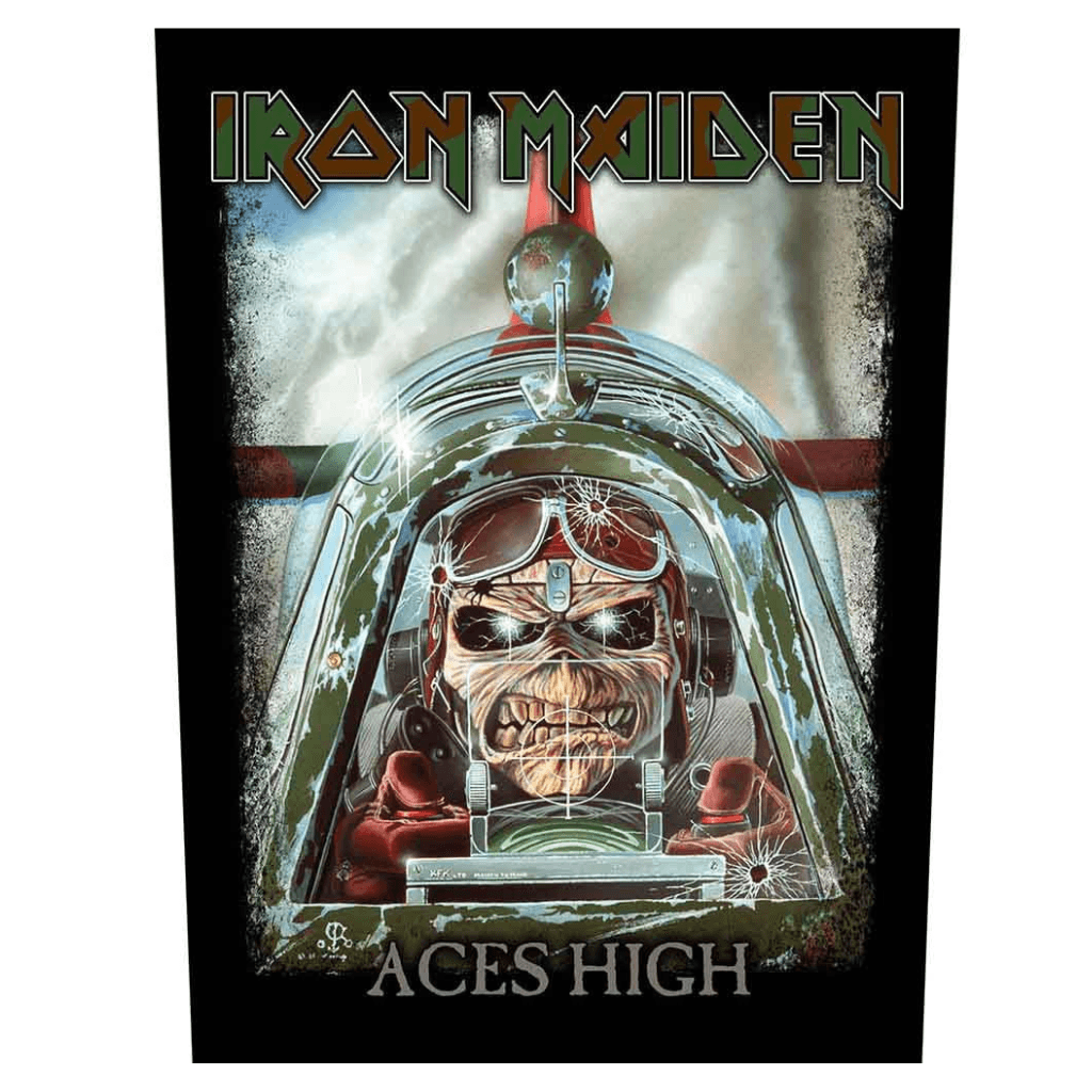 Iron Maiden Backpatch Rückenaufnäher · Aces High (29cm x 34cm) von ROCKOFF