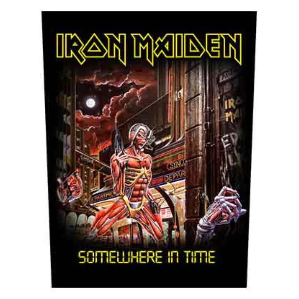 Iron Maiden Backpatch Rückenaufnäher · Somewhere In Time (29cm x 34cm) von ROCKOFF