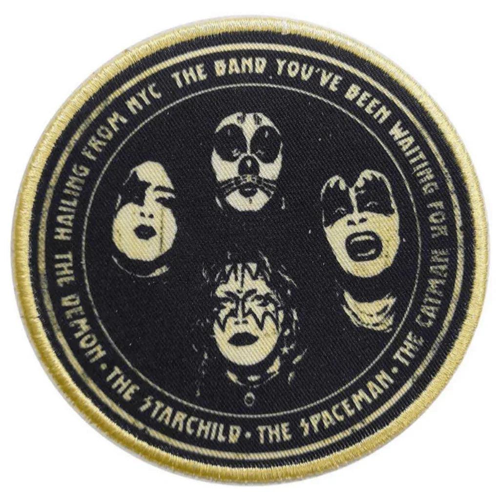 Kiss Patch Rund · Hailing from NYC (Ø 9cm) von ROCKOFF