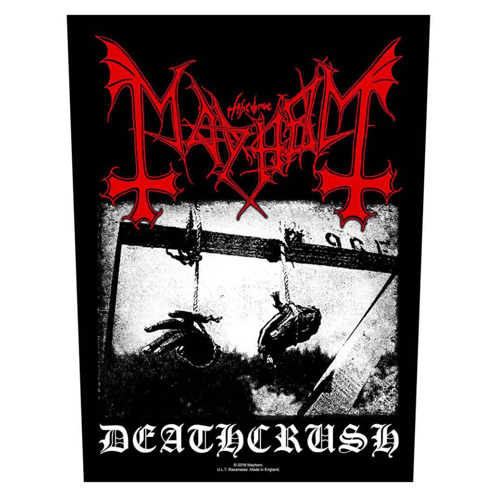 Mayhem Backpatch Rückenaufnäher · Deathcrush (29cm x 34cm) von ROCKOFF