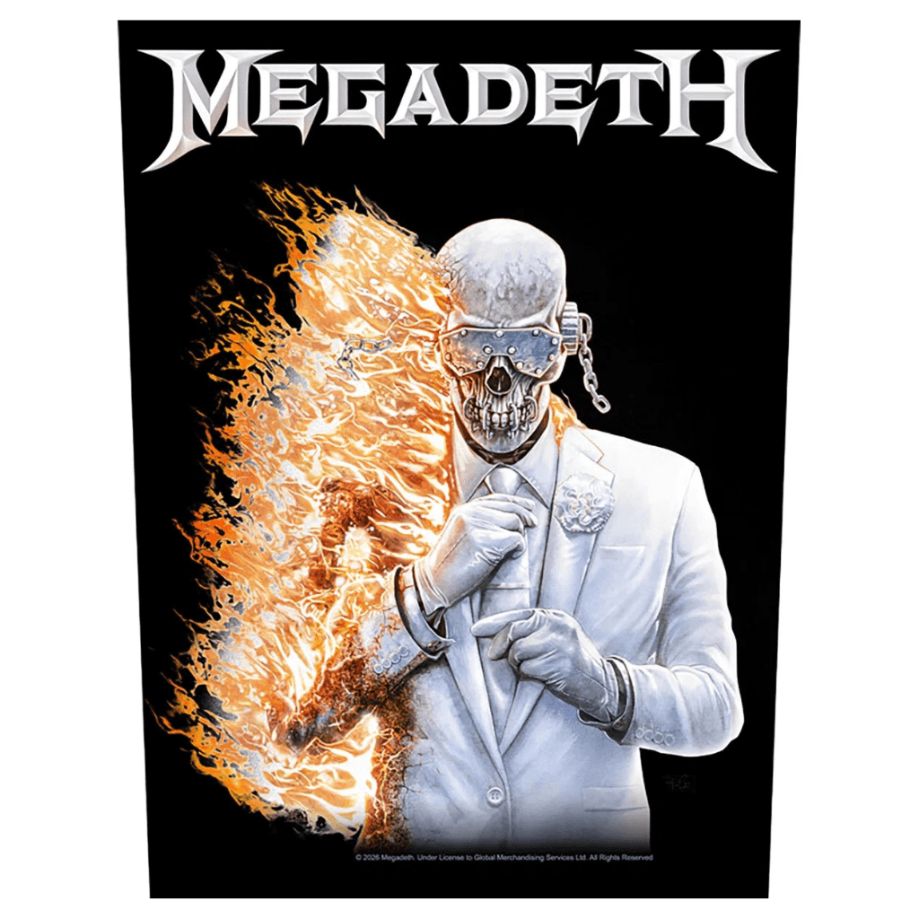 Megadeth Backpatch Rückenaufnäher · Last LP Flaming Vic (29cm x 34cm) von ROCKOFF