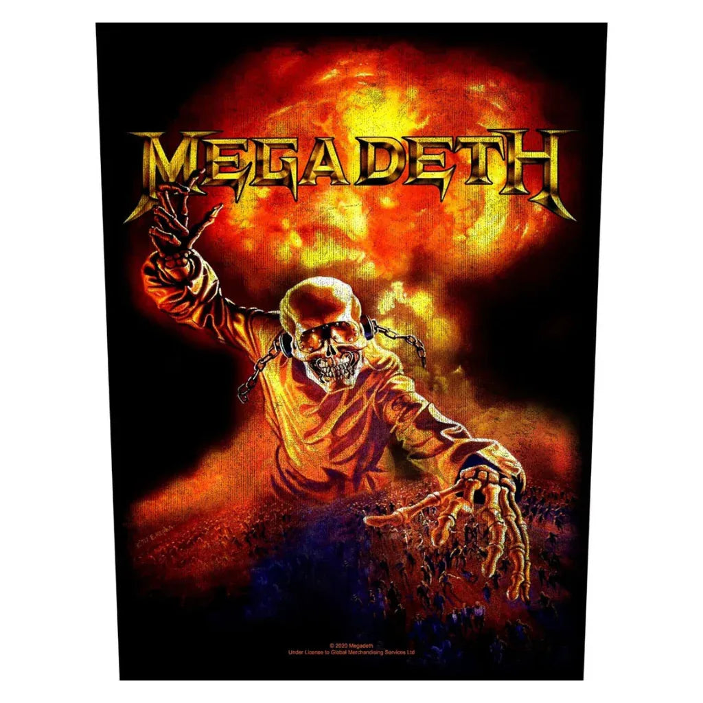Megadeth Backpatch Rückenaufnäher · Nuclear (29cm x 34cm) von ROCKOFF