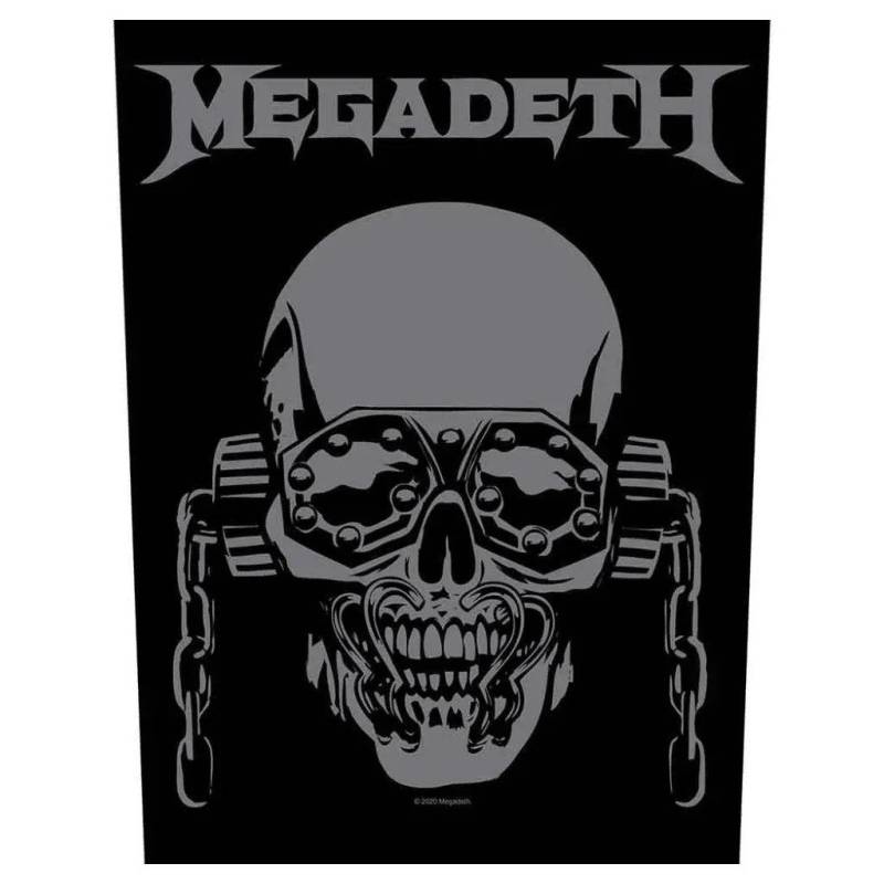 Megadeth Backpatch Rückenaufnäher · Vic Rattlehead (29cm x 34cm) von ROCKOFF