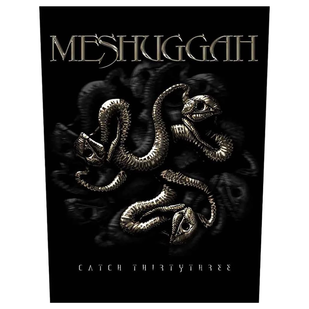 Meshuggah Backpatch Rückenaufnäher · Catch 33 (29cm x 34cm) von ROCKOFF