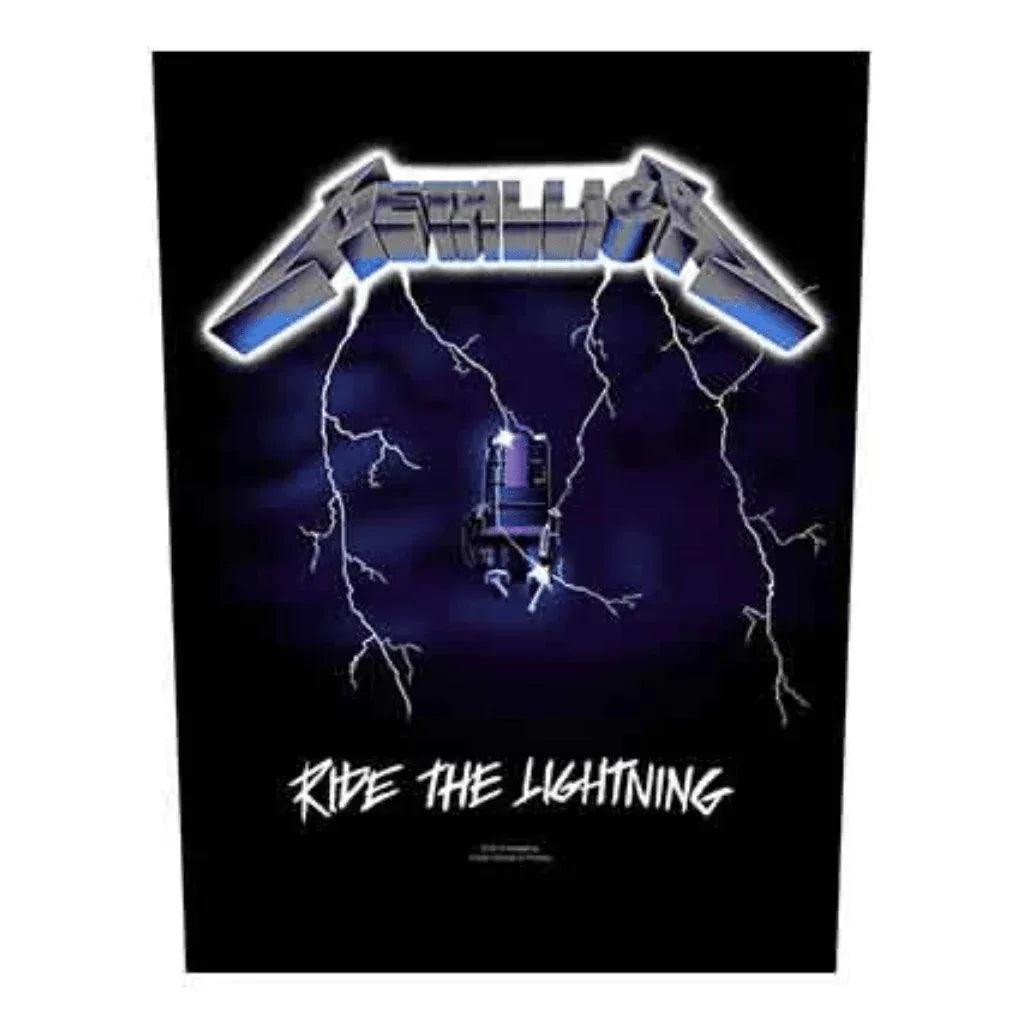 Metallica Backpatch Rückenaufnäher · Ride the Lightning (29cm x 34cm) von ROCKOFF