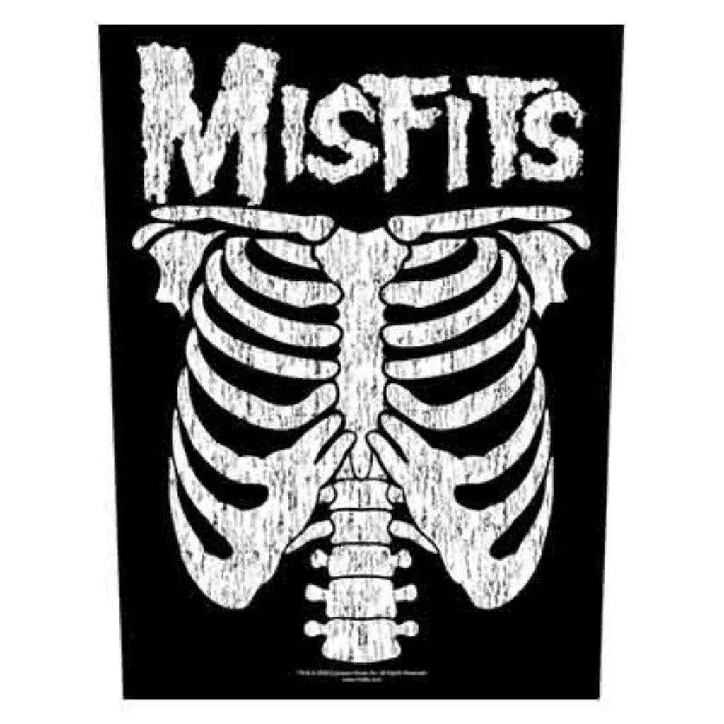 Misfits Backpatch Rückenaufnäher · Ribcage (29cm x 34cm) von ROCKOFF