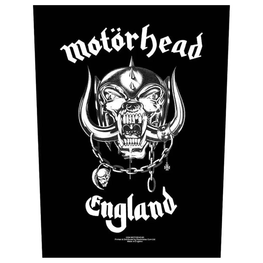 Motörhead Backpatch Rückenaufnäher · England (29cm x 34cm) von ROCKOFF