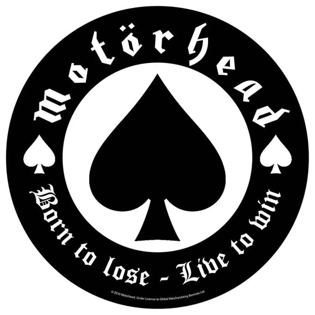Motörhead Backpatch Rückenaufnäher Rund · Born To Lose (Ø 28cm) von ROCKOFF