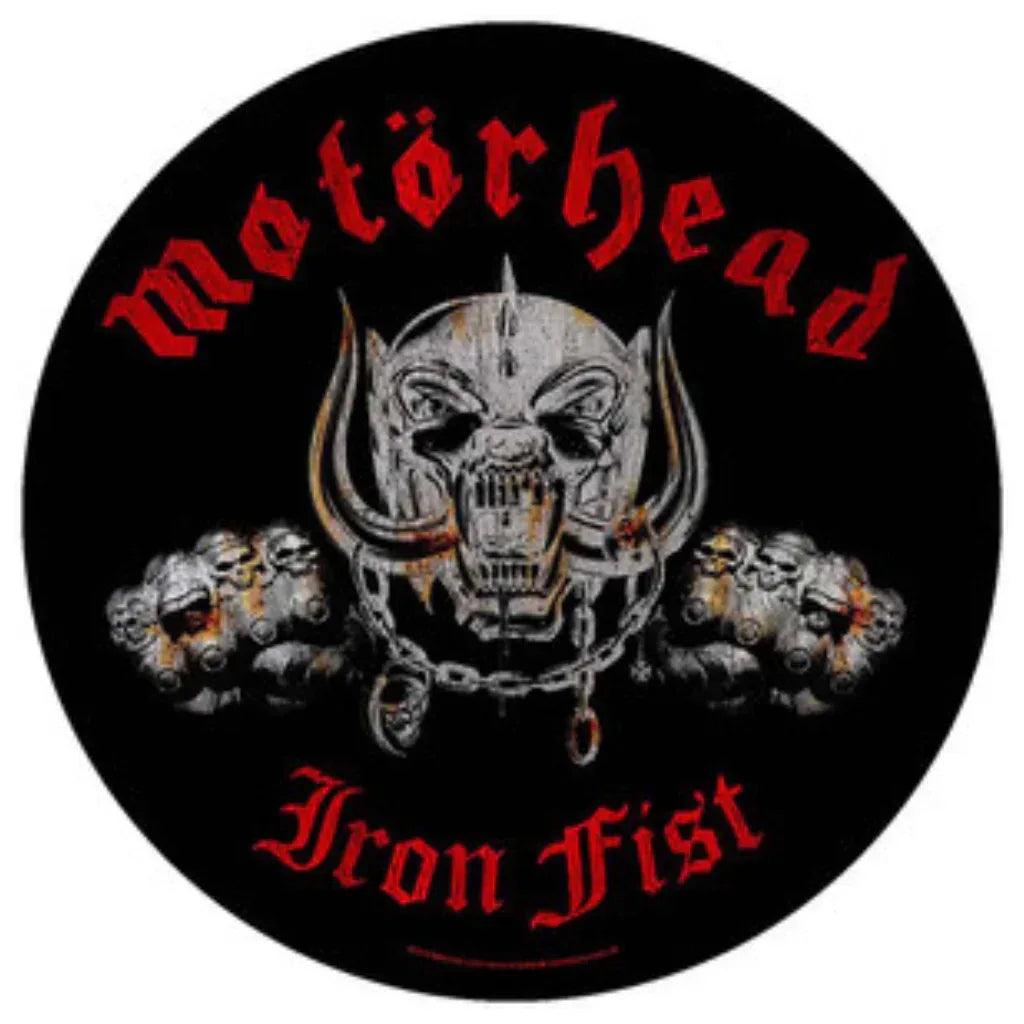 Motörhead Backpatch Rückenaufnäher Rund · Iron Fist 2010 (Ø 28cm) von ROCKOFF