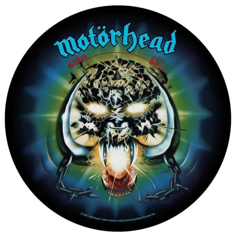 Motörhead Backpatch Rückenaufnäher Rund · Overkill (Ø 28cm) von ROCKOFF