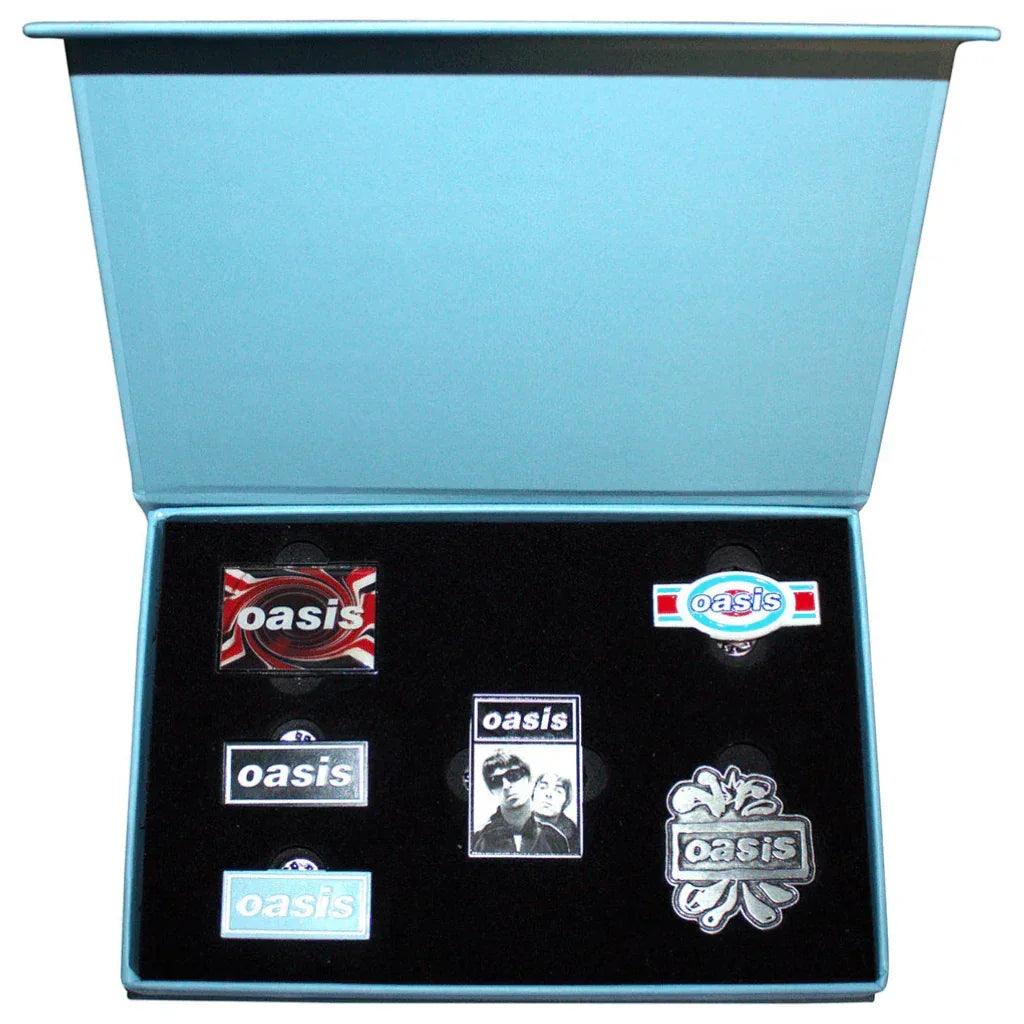 Oasis Anstecker Pin Set (6 Stück) · Logos von ROCKOFF