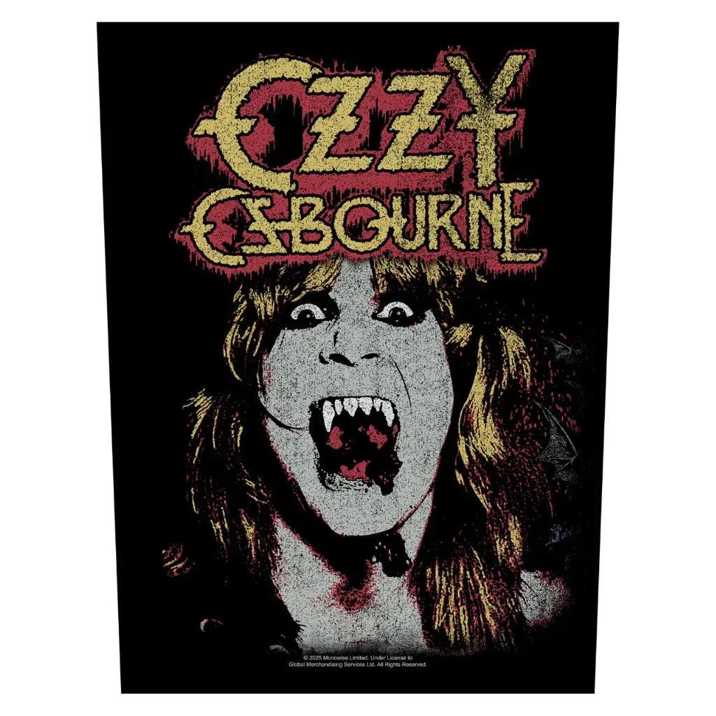 Ozzy Osbourne Backpatch Rückenaufnäher · Fangs (29cm x 34cm) von ROCKOFF