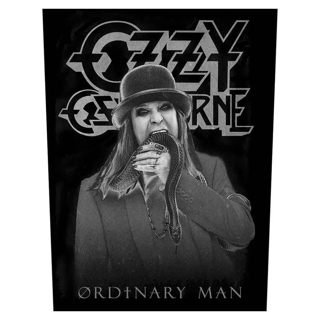 Ozzy Osbourne Backpatch Rückenaufnäher · Ordinary Man (29cm x 34cm) von ROCKOFF