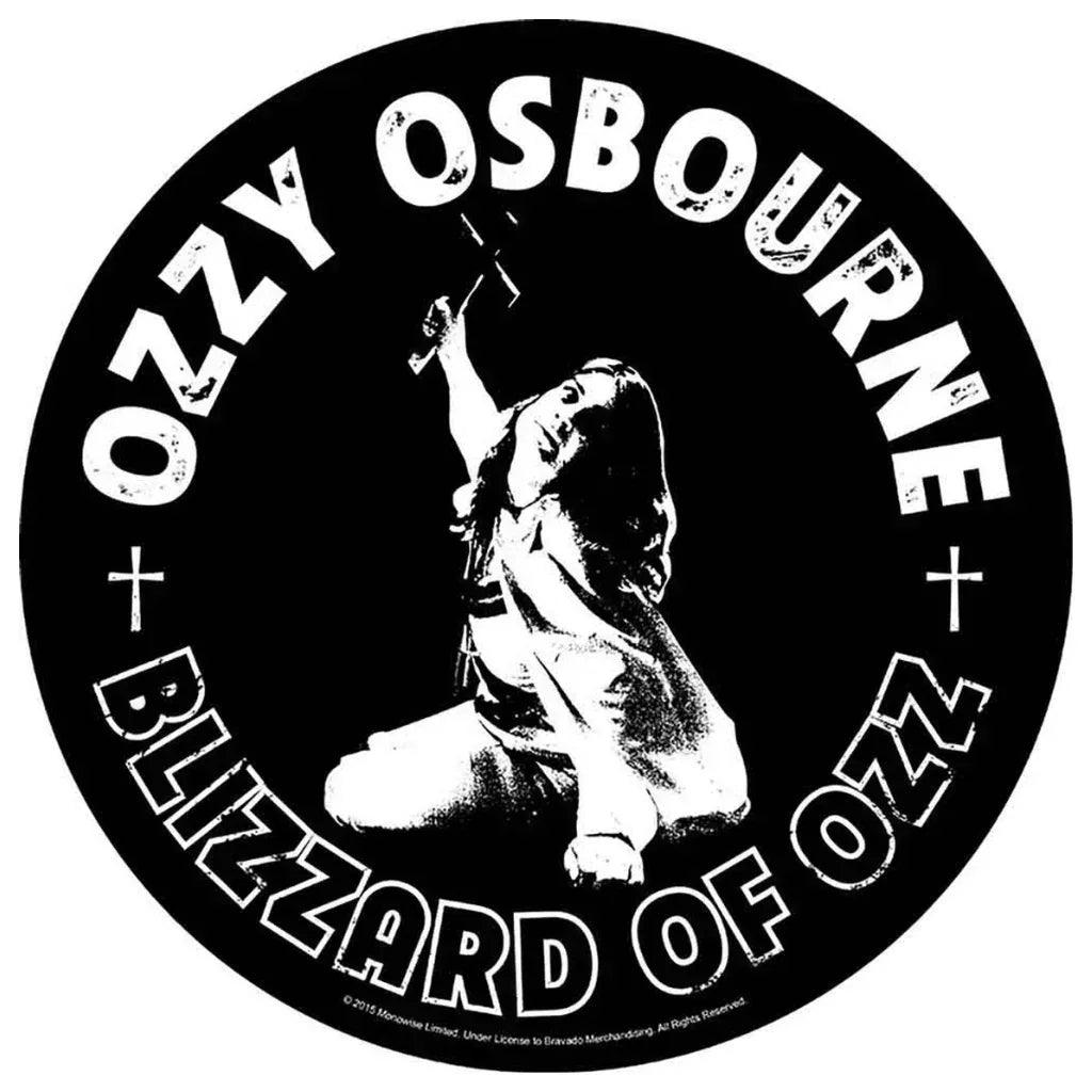 Ozzy Osbourne Backpatch Rückenaufnäher Rund · Blizzard Of Ozz (Ø 28cm) von ROCKOFF
