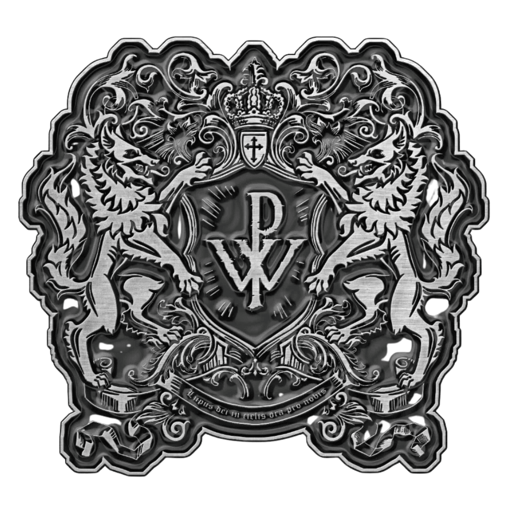 Powerwolf Anstecker Pin · Crest (4cm x 3cm) von ROCKOFF