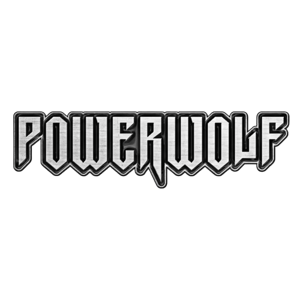 Powerwolf Anstecker Pin · Text Logo (5cm x 2cm) von ROCKOFF