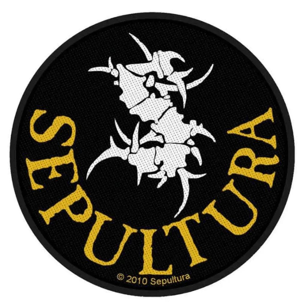 Sepultura Patch Rund · Logo (Ø 9cm) von ROCKOFF
