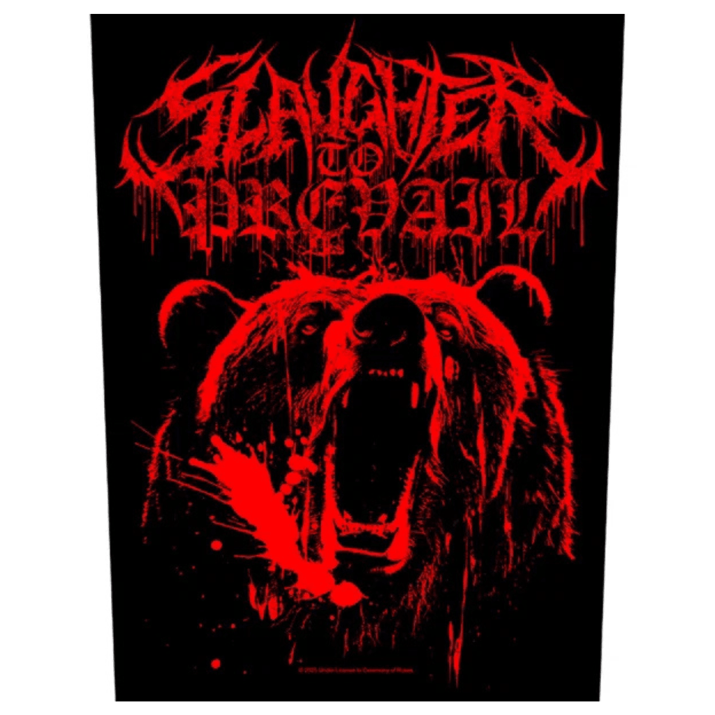 Slaughter To Prevail Backpatch Rückenaufnäher · Grizzly (29cm x 34cm) von ROCKOFF