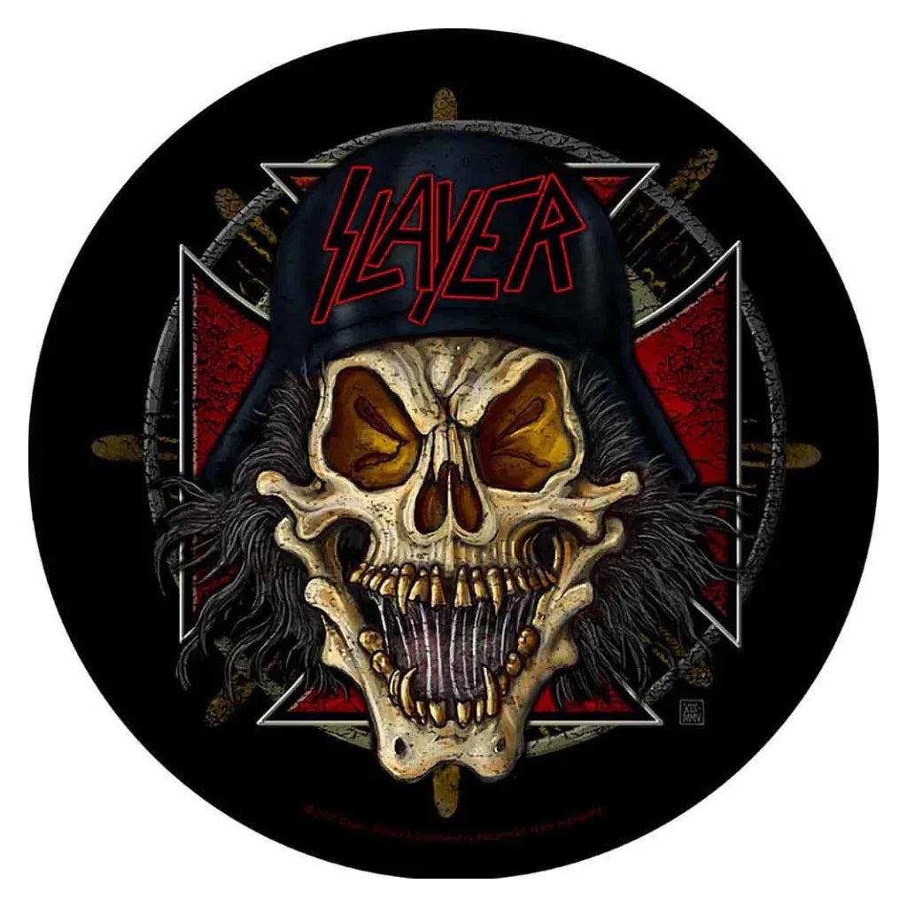 Slayer Backpatch Rückenaufnäher Rund · Wehrmacht (Ø 28cm) von ROCKOFF