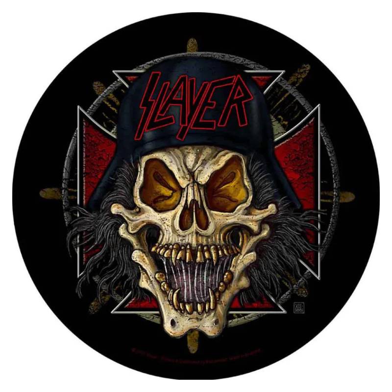 Slayer Backpatch Rückenaufnäher Rund · Wehrmacht (Ø 28cm) von ROCKOFF