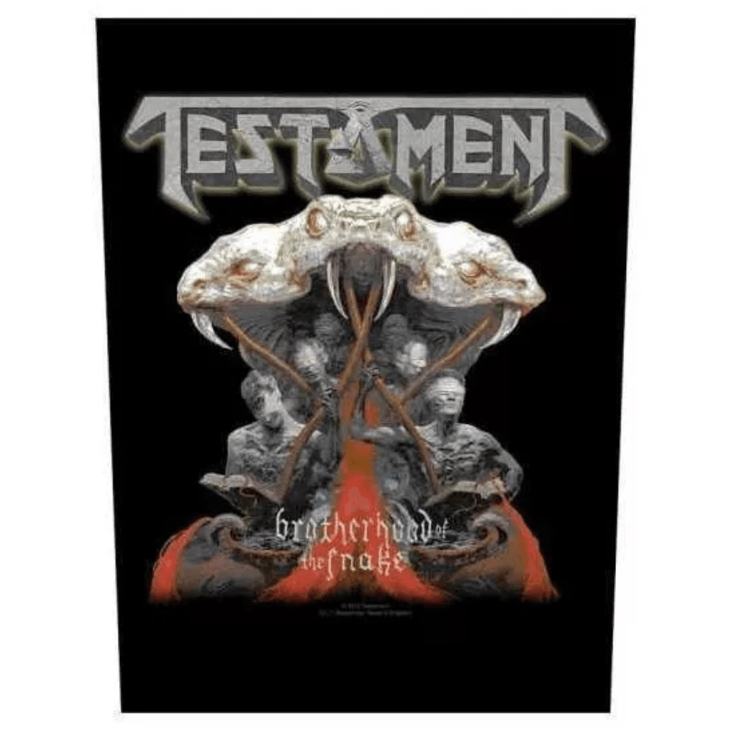 Testament Backpatch Rückenaufnäher · Brotherhood Of Snake (29cm x 34cm) von ROCKOFF