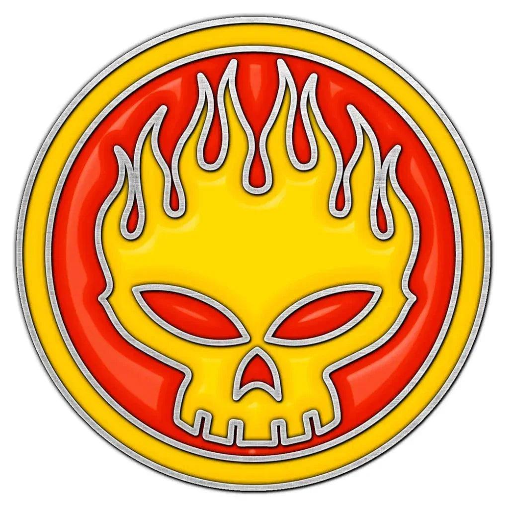 The Offspring Anstecker Pin Rund · Skull Logo (Ø 4cm) von ROCKOFF