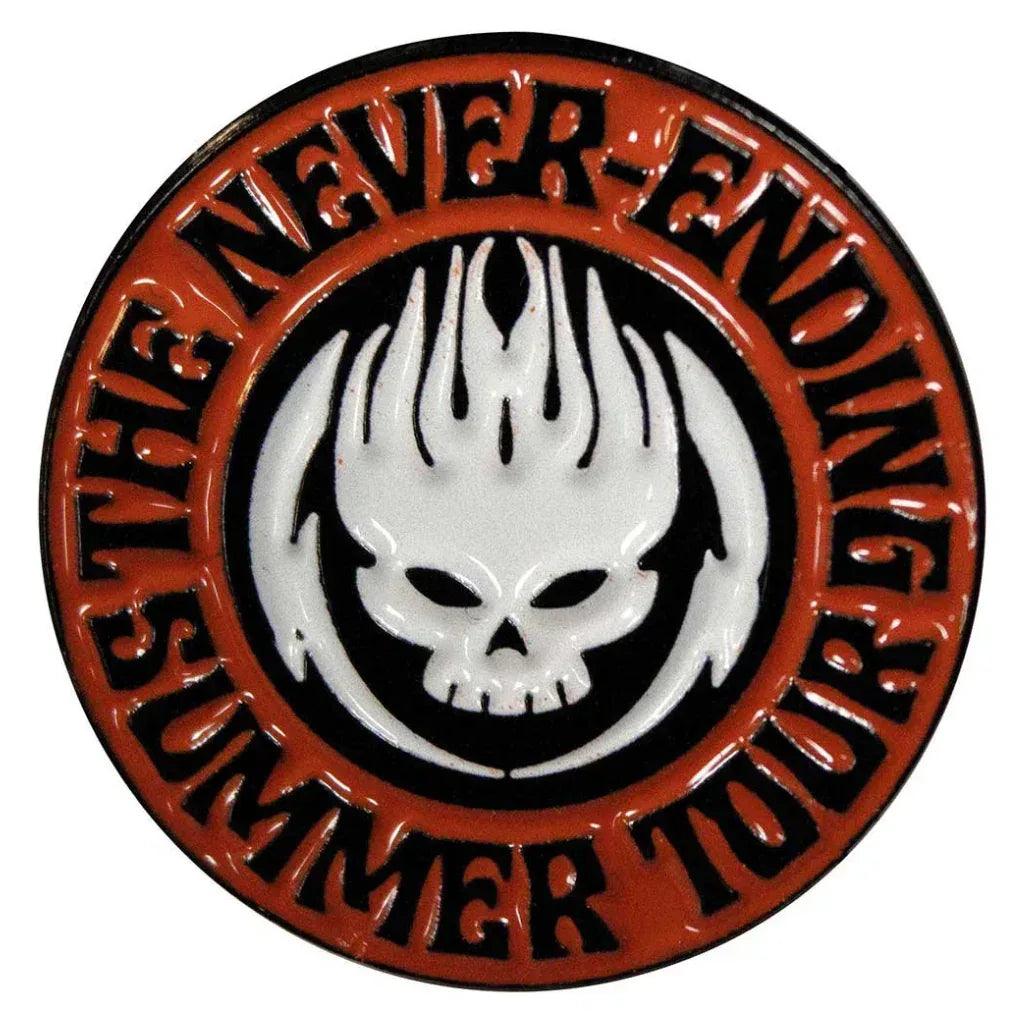 The Offspring Anstecker Pin Rund · The Never Ending Summer Tour (Ø 2cm) von ROCKOFF