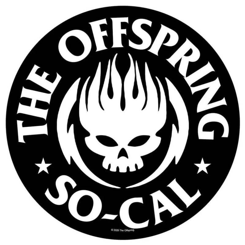 The Offspring Backpatch Rückenaufnäher Rund · So Cal (Ø 28cm) von ROCKOFF