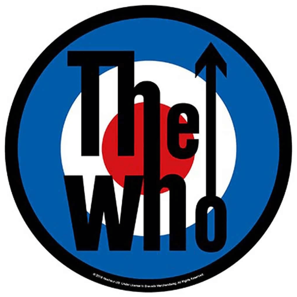 The Who Backpatch Rückenaufnäher Rund · Target (Ø 28cm) von ROCKOFF