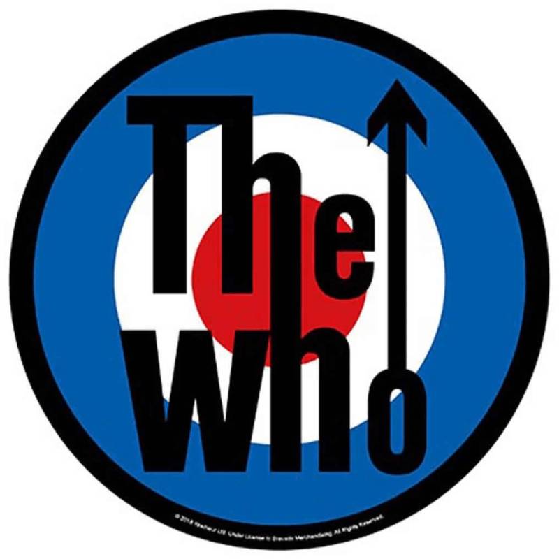 The Who Backpatch Rückenaufnäher Rund · Target (Ø 28cm) von ROCKOFF