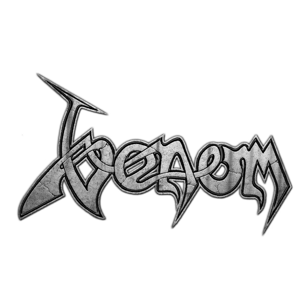 Venom Pin · Text Logo (5cm x 3cm) von ROCKOFF