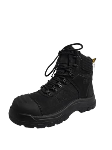 ROCKROOSTER CP212 Arbeitsstiefel mit Zehenkappe aus Verbundmaterial, Schwarz, 45 EU von ROCKROOSTER