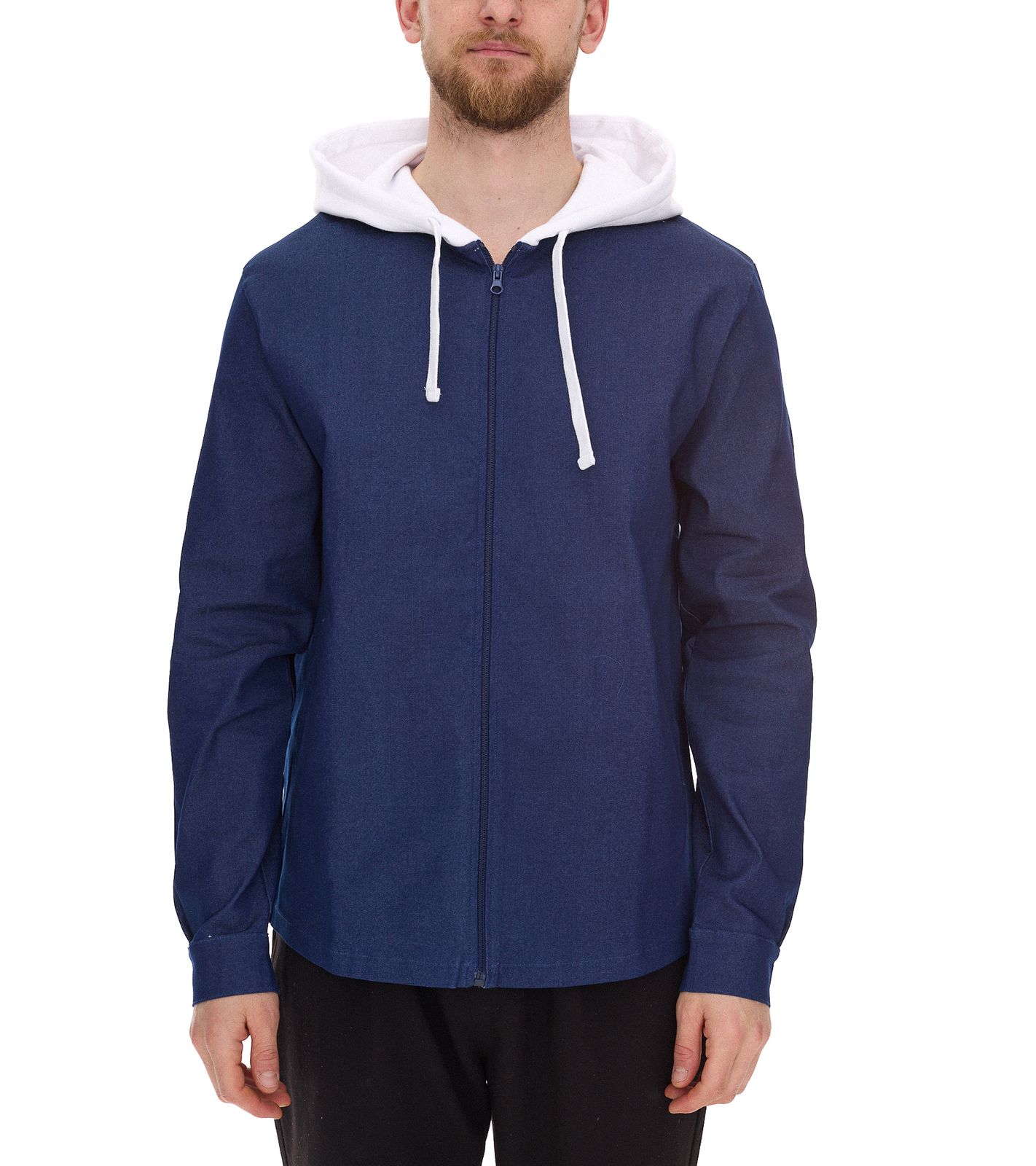 ROCKUPY Herren Denim-Jacke mit Baumwollanteil Übergangs-Jacke mit Kapuze RPM20_040201 Dunkelblau ROCKUPY Herren Denim-Jacke mit Baumwollanteil Übergangs-Jacke mit Kapuze RPM20_040201 Dunkelblau von ROCKUPY