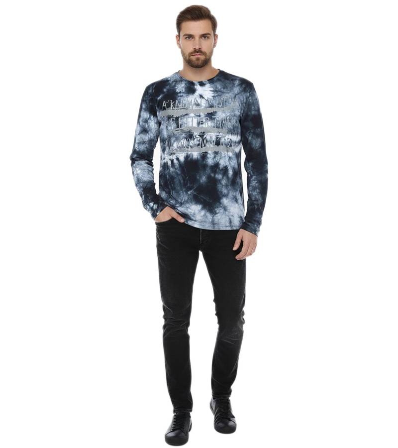ROCKUPY Herren Pullover Baumwoll-Pullover aus dünnem Stoff Alltags-Pulli 393823 Grau von ROCKUPY