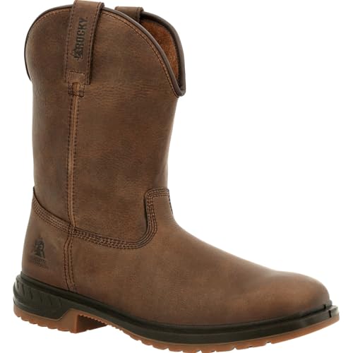 ROCKY Herren Worksmart Westernstiefel, Dunkelbraun, 48 EU von ROCKY